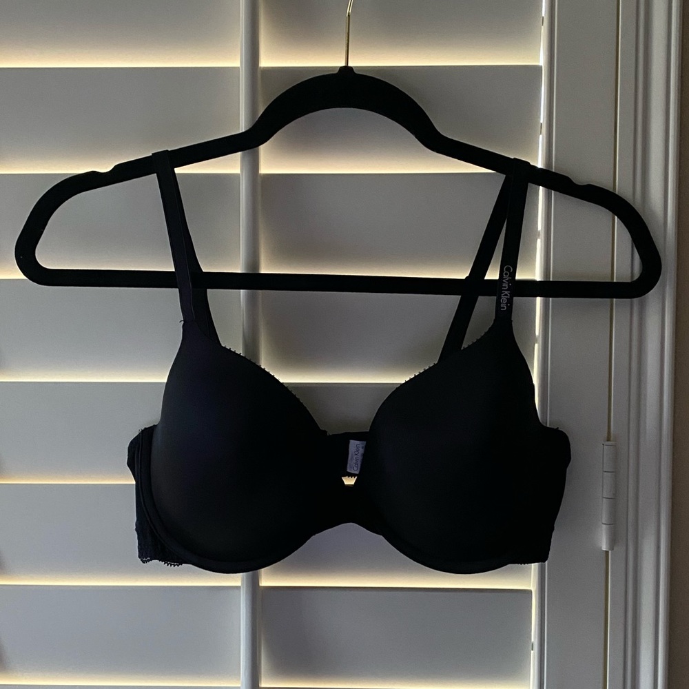 Black Calvin Klein bra